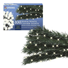 Load image into Gallery viewer, LED Chaser Christmas Lights String Indoor Outdoor Multi-Colour Bright Warm White