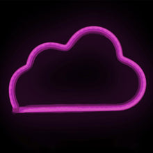 Load image into Gallery viewer, Aquarius Neon Cloud Shape Neon Light Pink Color LED Night Lights