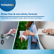 Load image into Gallery viewer, Termin8 Anti-bacterial Hand and Surface Wipes, 1 Pack of 50 Wipes