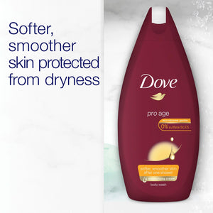 3 Pack Dove Pro Age Body Wash with 0% Sulfate SLES, 450ml