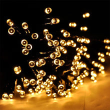 Load image into Gallery viewer, GardenKraft 15760 LED Solar Garden String Lights - Amber