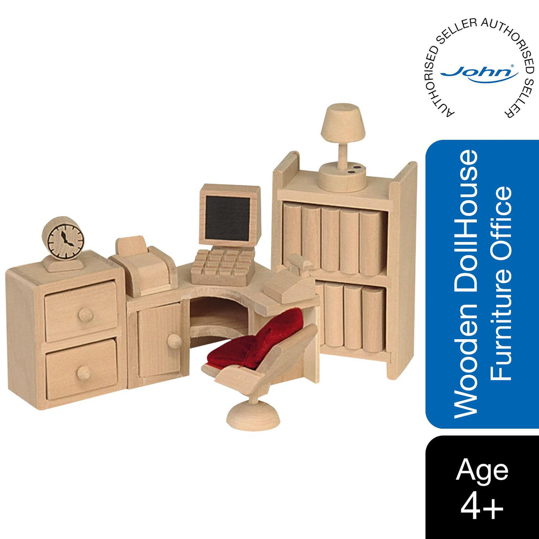 Beluga Classics Wooden Doll House Furniture For Office - 10 Pieces