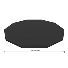 Load image into Gallery viewer, Bestway Flowclear Above Ground 10ft Steel Frame Swimming Pool Cover, 1pk