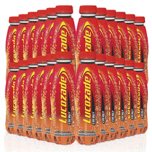 Load image into Gallery viewer, Lucozade Original Glucose Sparkling Orange Energy Drink 380ml, 24 Pack