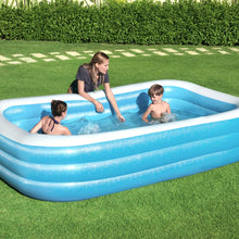 Load image into Gallery viewer, Bestway Inflatable 6&#39;7&quot;x20” , 8&#39;7&quot;x20” or 10&#39; x22” Family Rectangular Pool