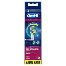 Load image into Gallery viewer, 4xOral-B FlossAction, CrossAction, 3D White or Sensi Clean Toothbrush RefillHead