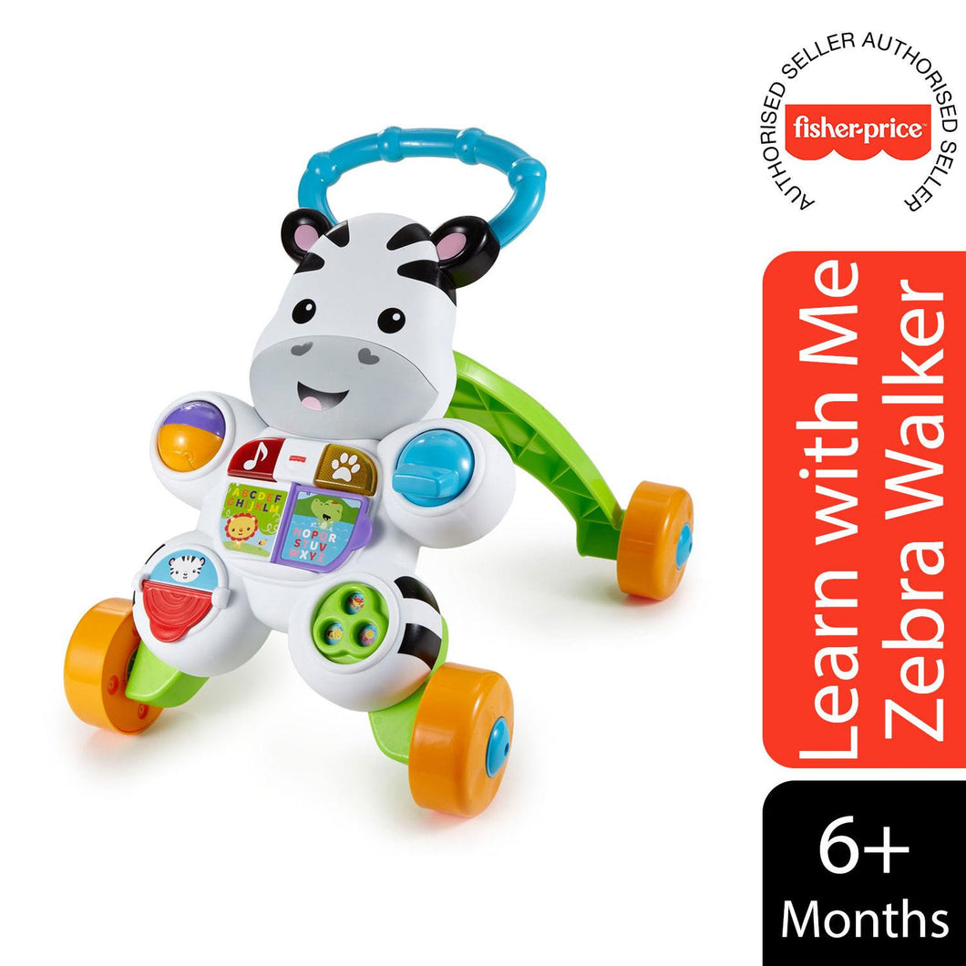 Fisher-Price Learn with Me Zebra Walker, Electronic Educational Toy