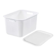 Load image into Gallery viewer, SmartStore Basket Recycled20 StorageBox 13L With Basket PlasticLid, White