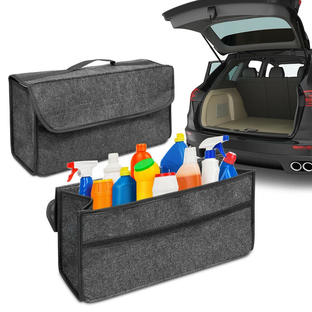 Car Van Carpet Boot Storage Bag Organiser Large, Grey