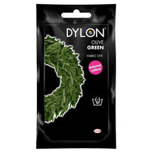 Load image into Gallery viewer, DYLON Hand Fabric Dye Sachet, Olive Green, 4 Packs of 50g