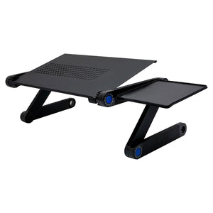 Aquarius Universal Adjustable Durable Laptop Stand with Compact Design, Black
