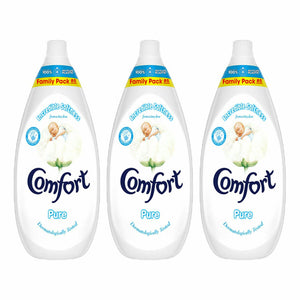 3pk 85 Washes Comfort Intense Pure Fabric Conditioners 900ml, Total 510W