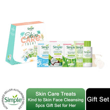 Load image into Gallery viewer, Simple Kind to Skin Face Cleansing Skin Care Treats 5pcs Gift Set For Her