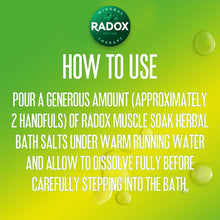 Load image into Gallery viewer, Radox Mineral Therapy Muscle Soak Herbal Bath Salt, 400g