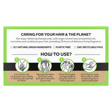 Load image into Gallery viewer, 3x or 6x Each Alberto Balsam Fruity Shampoo Bar With ArganOil &amp; Plastic Free,75g