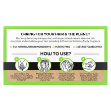 Load image into Gallery viewer, 6pk 75g Alberto Balsam Juicy Green Apple Shampoo Bar with Argan oil Plastic Free