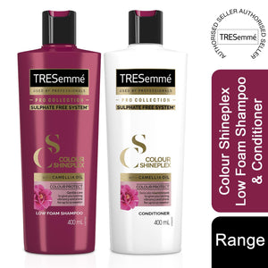 1 of Each 400ml Tresemme Pro Collection Colour Shineplex Sulphate Free Shmp&Cond