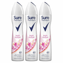 Load image into Gallery viewer, Sure Women Motion Sense Antiperspirant Deodorant, 3 Pack, 250ml