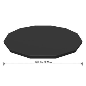 Bestway Flowclear Above Ground 12ft Steel Frame Swimming Pool Cover, 1pk