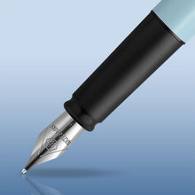 Load image into Gallery viewer, Waterman Allure Fountain Pen Baby Blue Pastel Fine Nib Blue Ink Gift Box
