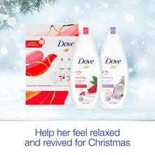 Load image into Gallery viewer, Dove Radiantly Refreshing BodyWash Collection 2pcs+ShowerPuff Gift Set For her