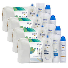 Load image into Gallery viewer, Dove Gently Nourishing Beauty Bag Gift Set, Bodywash, Lotion &amp; APA with Washbag