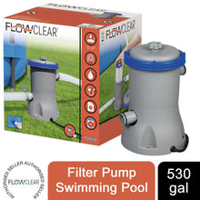 Load image into Gallery viewer, Bestway Flowclear Swimming Pool Filter Pump, 330gal, 530gal, 800gal Or 2500gal