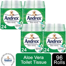 Load image into Gallery viewer, Andrex Toilet Roll Skin Kind, Gentle Clean, Classic or Supreme Quilts, 96 Rolls