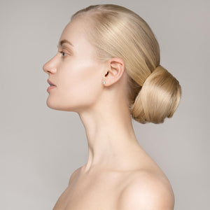 Large Hair Doughnut Bun Ring 100mm Brown