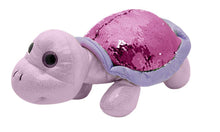 Load image into Gallery viewer, Doodle 13&quot; Magic Sequin Plush Turtle, Assorted Colours
