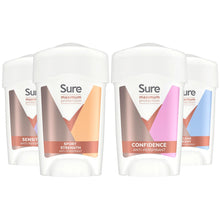 Load image into Gallery viewer, 6x 45ml Sure Women 96 H Anti-Perspirant Deodrant Cream For Maximum Protection