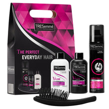 Load image into Gallery viewer, TRESemmé Hair Gift Set, With Shampoo, Conditioner &amp; Brush for Women &amp; Girls