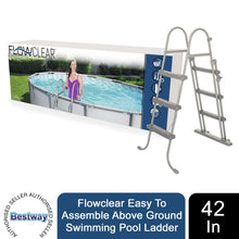 Load image into Gallery viewer, Bestway Flowclear 42&quot;/1.07m Easy to Assemble Above Ground Swimming Pool Ladder