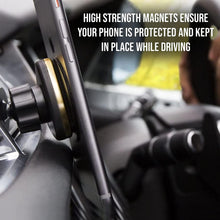 Load image into Gallery viewer, Triangle Magnetic Car Holders Compatible with all smartphone models Gold