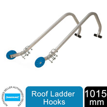 Load image into Gallery viewer, Silverline 336094 Roof Ladder Hooks Kit Aluminium Extensions Ladders 1015mm