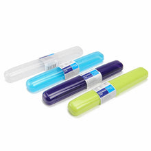 Load image into Gallery viewer, Edco Light And Portable Plastic Assorted Colour Toothbrush Travel Holder