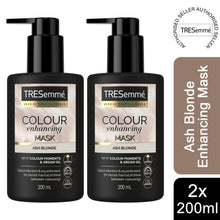 Load image into Gallery viewer, 2pk of 200ml Tresemme Ash Blonde Colour Enhancing Hair Mask with Colour Pigments