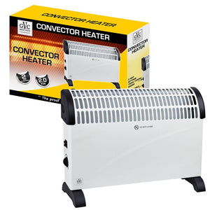 GVC 2KW ELECTRIC Convector Heater with 3 Adjustable Heat Settings