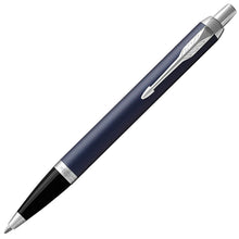 Load image into Gallery viewer, Parker IM Ballpoint Pen Matte Blue Medium Point Blue Ink Gift Box
