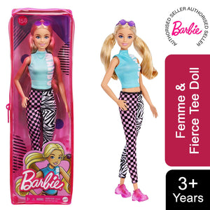 Barbie Fashionista Doll #159 - Femme and Fierce Tee