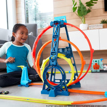 Load image into Gallery viewer, Hot Wheels Track Builder Unlimited Triple Loop Kit