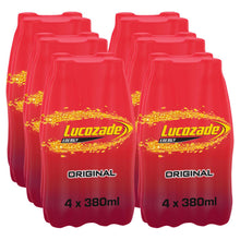 Load image into Gallery viewer, Lucozade Energy Original Sparkling Drink Powered By Glucose, 24x380ml