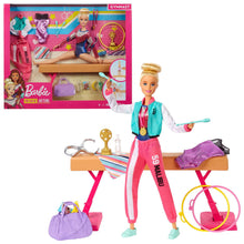 Load image into Gallery viewer, Barbie® Gymnast Playset, Dolls with Accessories