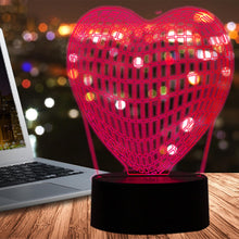 Load image into Gallery viewer, Aquarius 3D Colour Changing Hologram LED Night Light and Desk Lamp