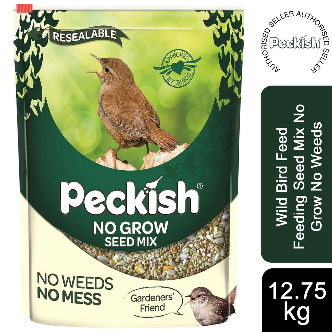 Peckish Wild Bird Feed Feeding Seed Mix No Grow No Weeds 12.75Kg