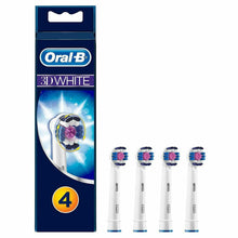 Load image into Gallery viewer, Oral-B Genuine 3D White Replacement Toothbrush Heads - 4 Heads
