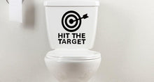 Load image into Gallery viewer, Aquarius Toilet Seat Vinyl Stickers for Standard Sized Toilets - Hit The Target