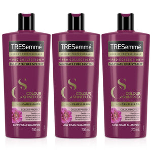 3x of 700ml TRESemme ProCollection Colour Shineplex SulphateFree LowFoam Shampoo