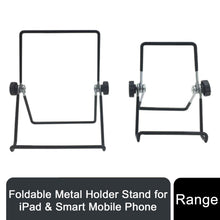Load image into Gallery viewer, Aquarius Foldable Metal Holder Stand for iPad &amp; Smart Mobile Phone