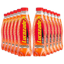Load image into Gallery viewer, 12 Pack of 900ml Lucozade Original Energy Drink Powered By Glucose
